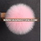 2018 Fashion Accessory Luxury Genuine Fluffy Blue Fox Fur Pom Poms for Hats