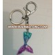 Very Pretty Mermaid Tail Charm Key chains For Girl Beautiful Gift